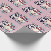 Bulldog Colorful Cadeaupapier (Hoek)