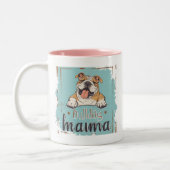 Bulldog cup mug dog lover cup mug tweekleurige koffiemok (Links)