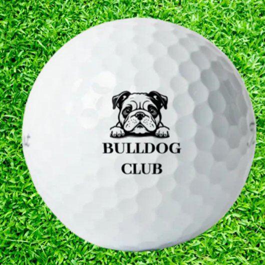 Bulldog Custom Club Thema Golfballen