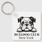 Bulldog Custom Club Thema sleutelhanger (Voorkant)