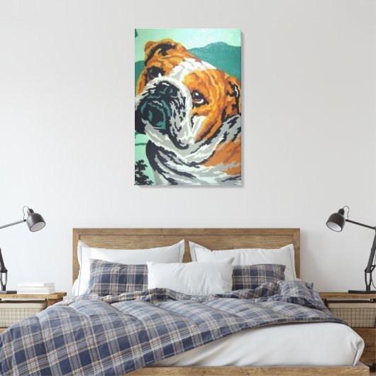 Bulldog Custom Print Verf op nummers (Insitu (Slaapkamer))