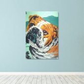 Bulldog Custom Print Verf op nummers (Insitu (Houten vloer))