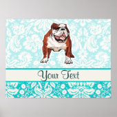 Bulldog; Cute Poster (Voorkant)