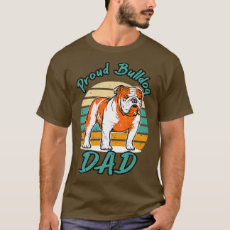 Bulldog Dad Funny Dog Lover T-shirt