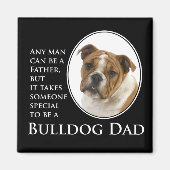 Bulldog Dad Magnet (Voorkant)