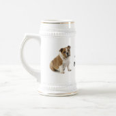 Bulldog Dad Stein Bierpul (Links)