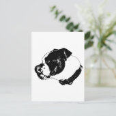 Bulldog Dappere Ansichtkaart Briefkaart (Staand voorkant)