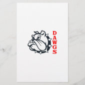 BULLDOG DAWGS BRIEFPAPIER (Voorkant)