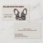 Bulldog Detective Agency Visitekaartje (Voorkant / Achterkant)