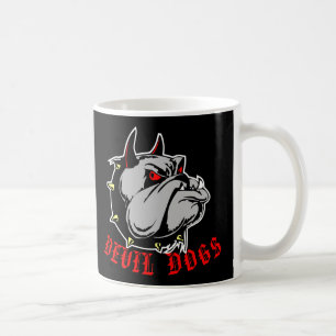Bulldog Devil Dogs Black Koffiemok