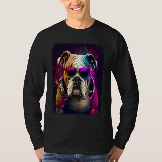 Bulldog DJ T-shirt (Voorkant)