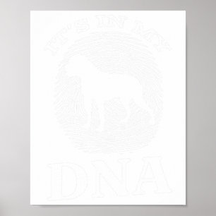 Bulldog DNA I Vingerafdruk American Bulldog Poster