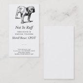 Bulldog Dog Business Visitekaartje (Voorkant / Achterkant)