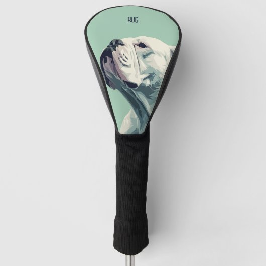 Bulldog Dog Golfheadcover (Voorkant)