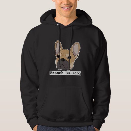 Bulldog Dog Hoodie (Voorkant)