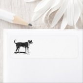  Bulldog Dog Illustration van de 1800s - Honden Etiket (Insitu)