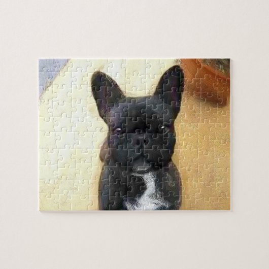 Bulldog Dog Jigzaadpuzzle Legpuzzel (Horizontaal)