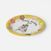 Bulldog Donuts Birthday Party Paper Bord (Gekanteld)