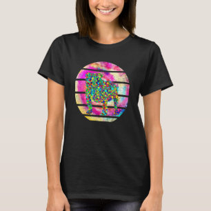 Bulldog Dot Day Tie Dye Hond Vrouwen Jongens Kind T-shirt
