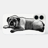 Bulldog Dot Guard Case-Mate iPhone Case (Achterkant (horizontaal))