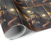 Bulldog Drink whisky in de jaren twintig van de vo Cadeaupapier (Rol Hoek)