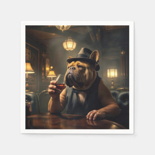 Bulldog Drink whisky in een 1920s Speakeasy Servet