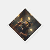 Bulldog Drink whisky in een 1920s Speakeasy Servet (Hoek)