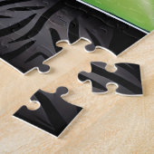 Bulldog Driving Bike St. Patrick's Day Legpuzzel (Zijkant)