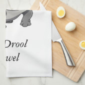 bulldog droolhanddoek theedoek (Quarter Fold)