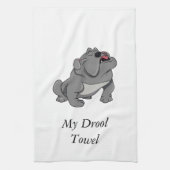 bulldog droolhanddoek theedoek (Verticaal)