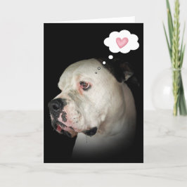 Bulldog Drooling Kaart