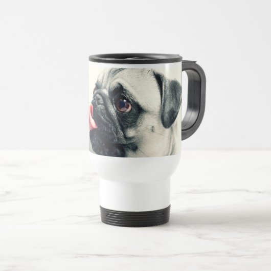 Bulldog en Butterfly Reisbeker (Voorkant rechts)