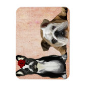 Bulldog en English Bulldog Magneet (Verticaal)