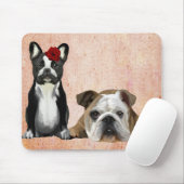 Bulldog en English Bulldog Muismat (Met muis)