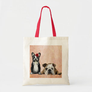 Bulldog en English Bulldog Tote Bag