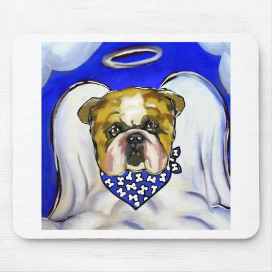 Bulldog Engel Muismat (Voorkant)