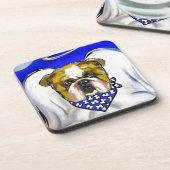 Bulldog Engel Onderzetter (Linkerzijde)