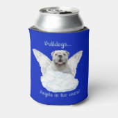 Bulldog Engel Poster Blikjeskoeler (Blikje Achterkant)