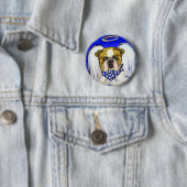 Bulldog Engel Ronde Button 5,7 Cm (In situ)