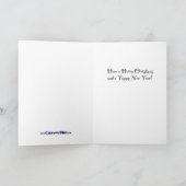 Bulldog (Engels) Kerstmis BULLD1 Feestdagen Kaart (Binnen)