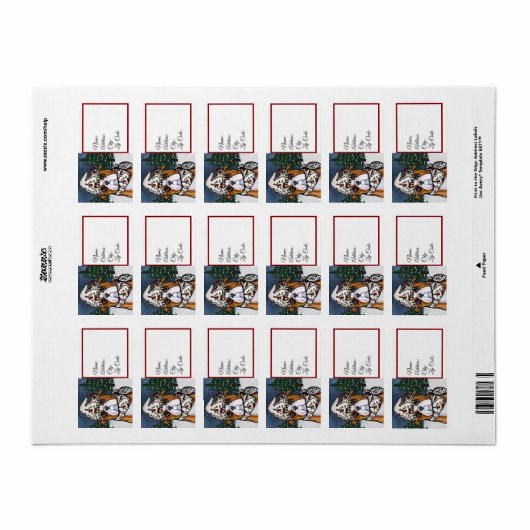 Bulldog Etiket (Full Sheet)