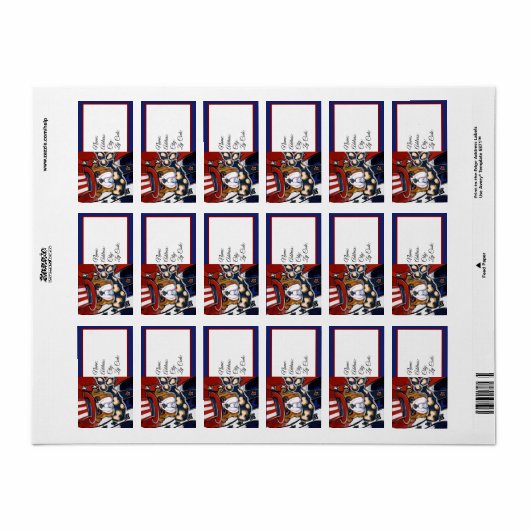 Bulldog Etiket (Full Sheet)