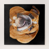 Bulldog Face - English Bulldog, Brown Legpuzzel (Horizontaal)