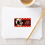 Bulldog Face Etiket (Insitu)