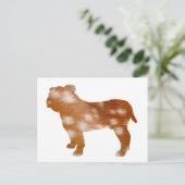 bulldog fallow silo briefkaart (Staand voorkant)