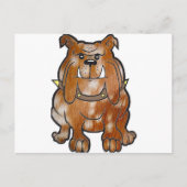 bulldog      fallowcartoon briefkaart (Voorkant)