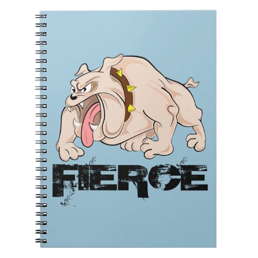 Bulldog Fierce Notitieboek (Voorkant)