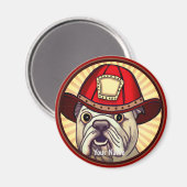 Bulldog Firefighter Magneet (Voorkant / Achterkant)