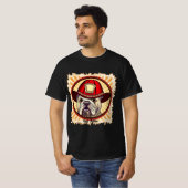 Bulldog Firefighter T-Shirt (Voorkant volledig)