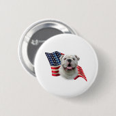 Bulldog Flag Ronde Button 5,7 Cm (Voorkant /achterkant)